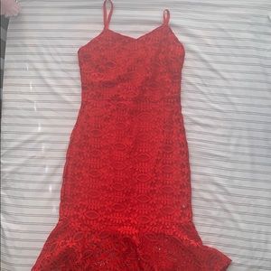 ✔️ Small Red Mermaid Dress ✔️